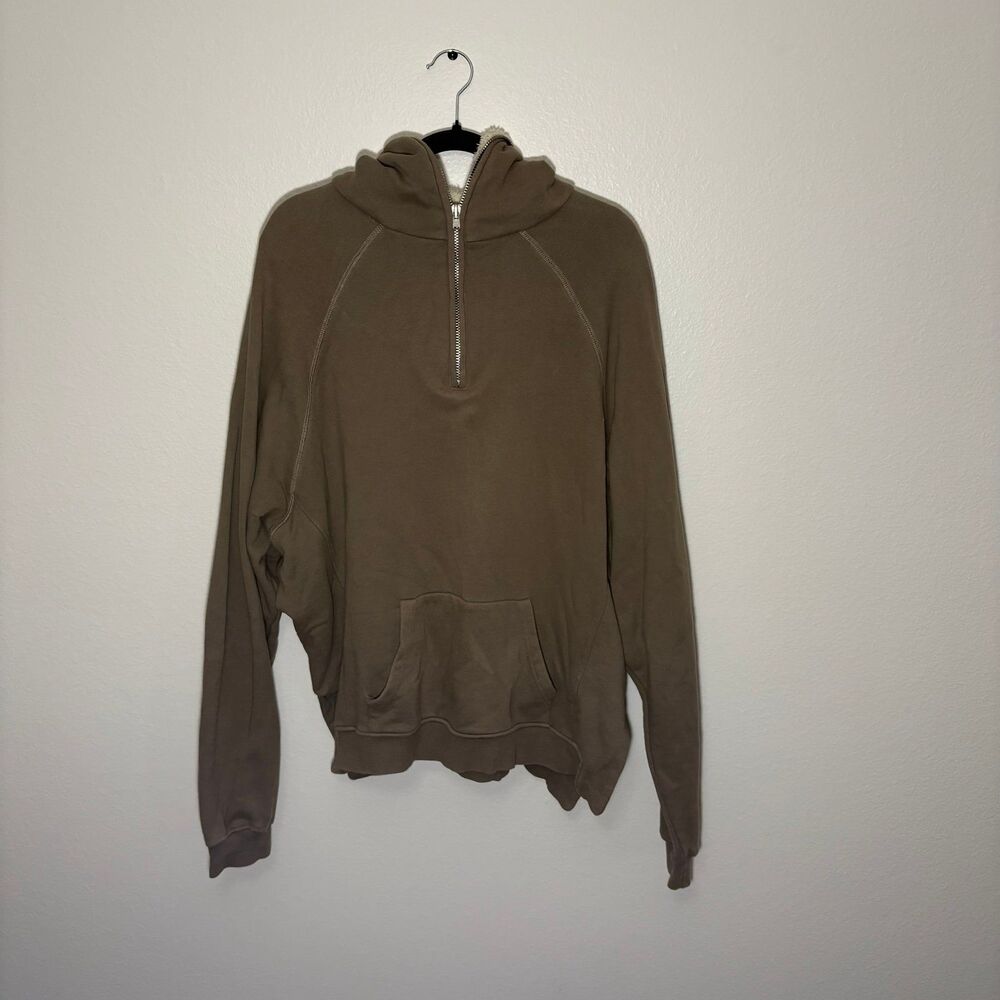 Fear of God 4th Collection Sherpa Half Zip Hoodie Medium God Gray